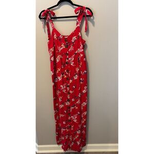 Ingrid & Isabel Red Floral Maxi Dress